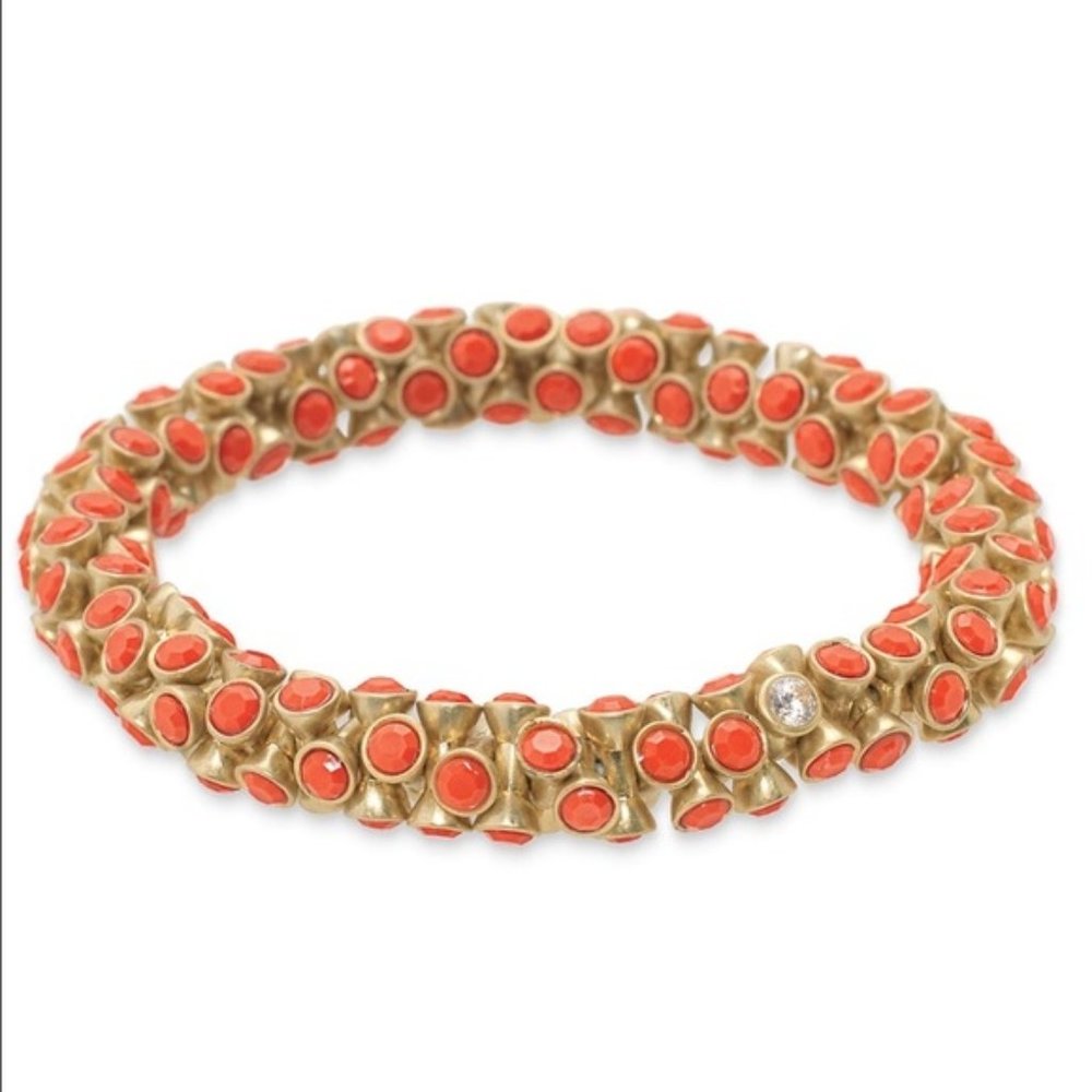 Vintage Twist Coral Bracelet